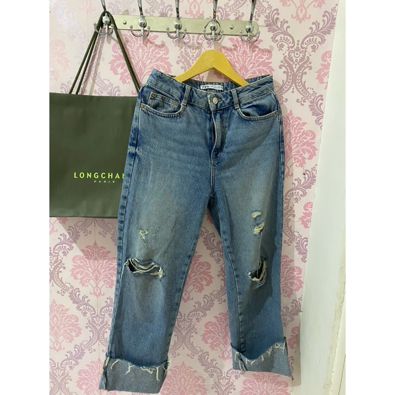 Zara ripped jeans