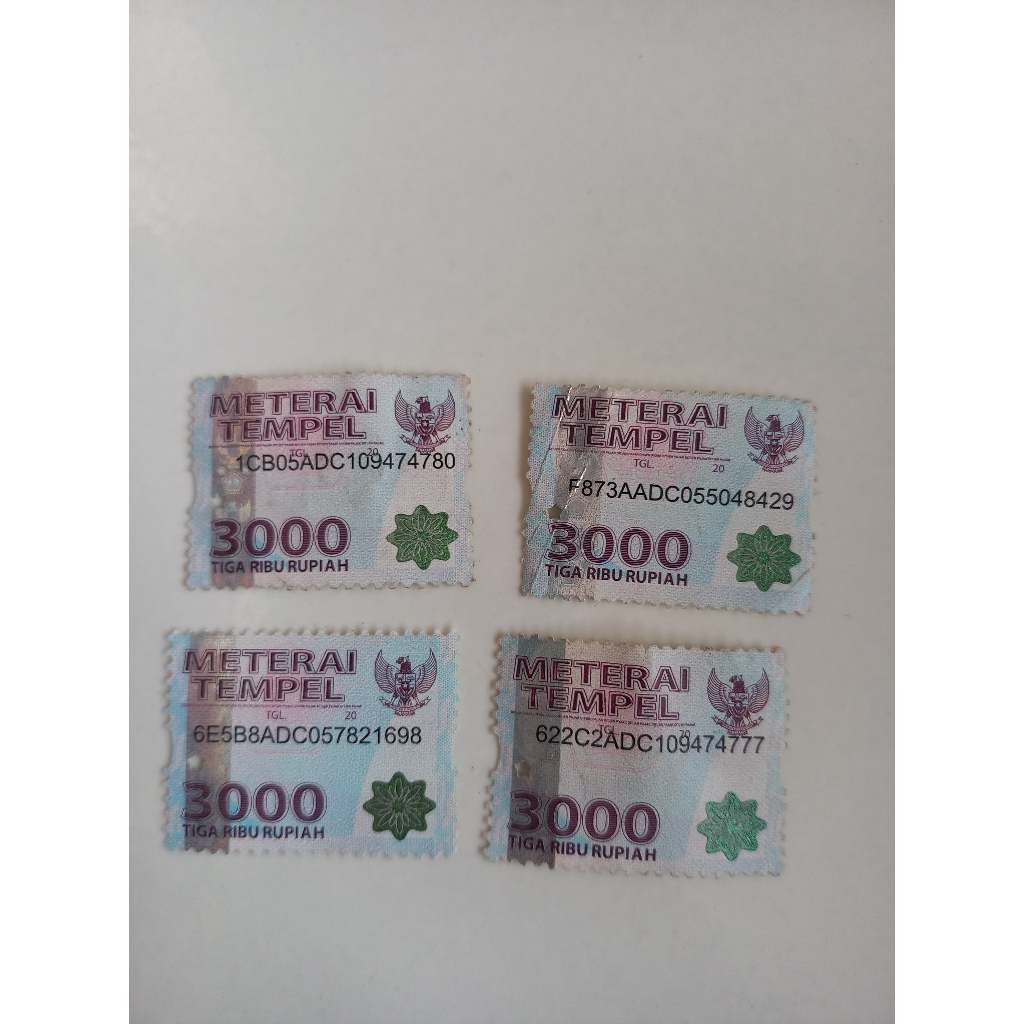 

Materai 3000 ASLI brand new old stock