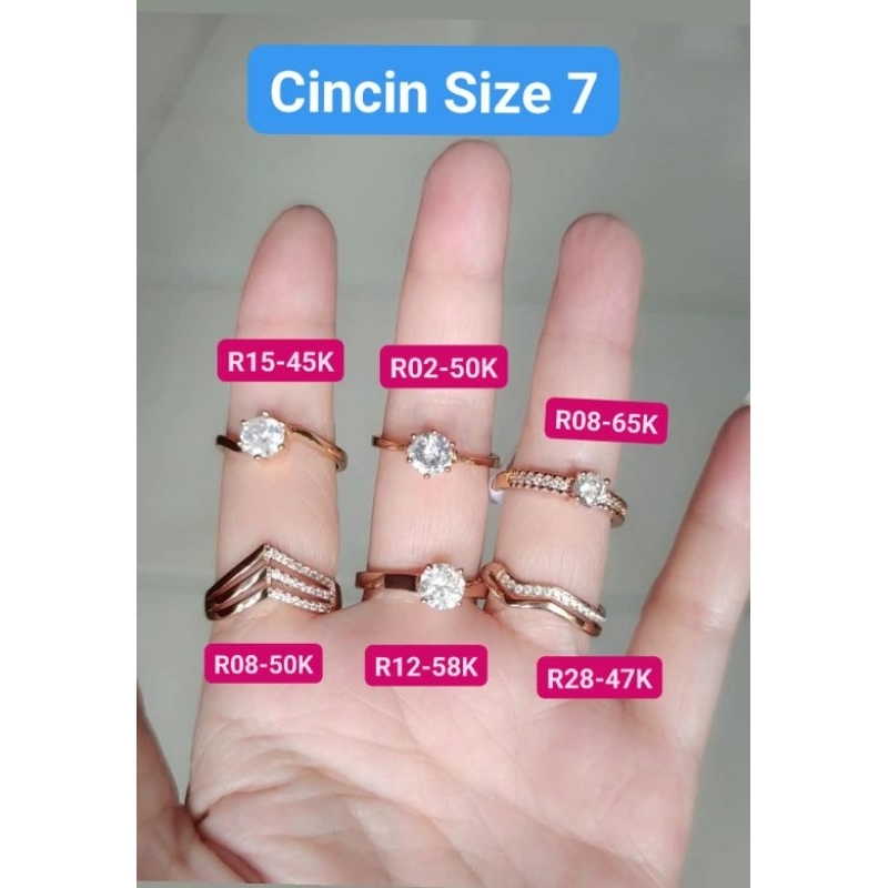 Aksesoris Cincin OSD TEMBAGA SIZE 7 OLLA SHOPPING DEPOK