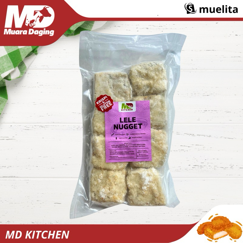 

MD KITCHEN Nugget Lele Krispi (Isi 8pcs) - TANPA TELUR, MPASI & KIDS APPROVED!! GLUTEN FREE