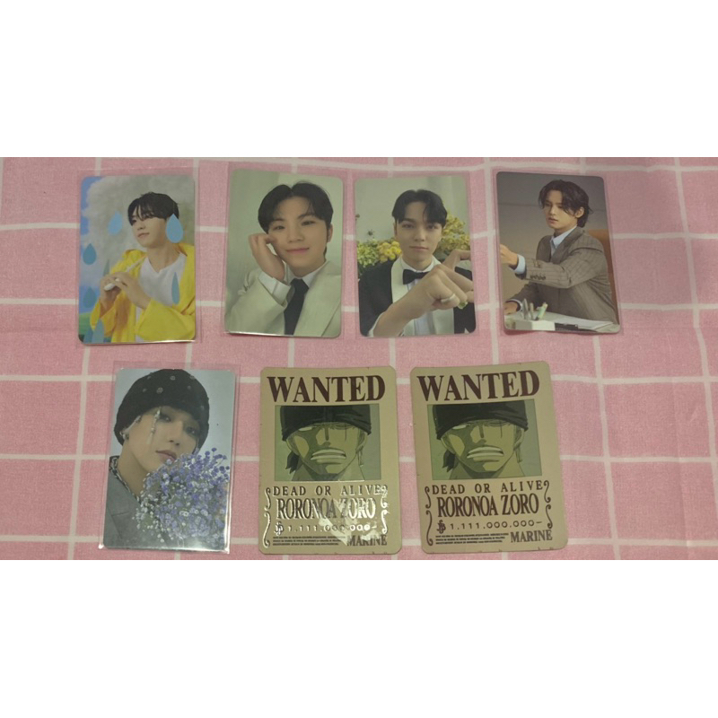 PHOTOCARD TREASURE SEVENTEEN ONE PIECE X CHATIME ZORO