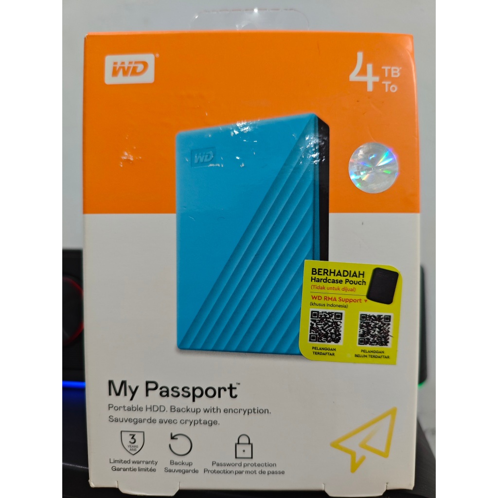 Hardisk Eksternal WD My Passport 4TB
