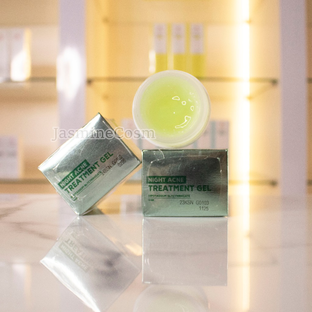 Shineskin Night Acne Treatment Gel/Gel Perawatan Jerawat Malam BPOM