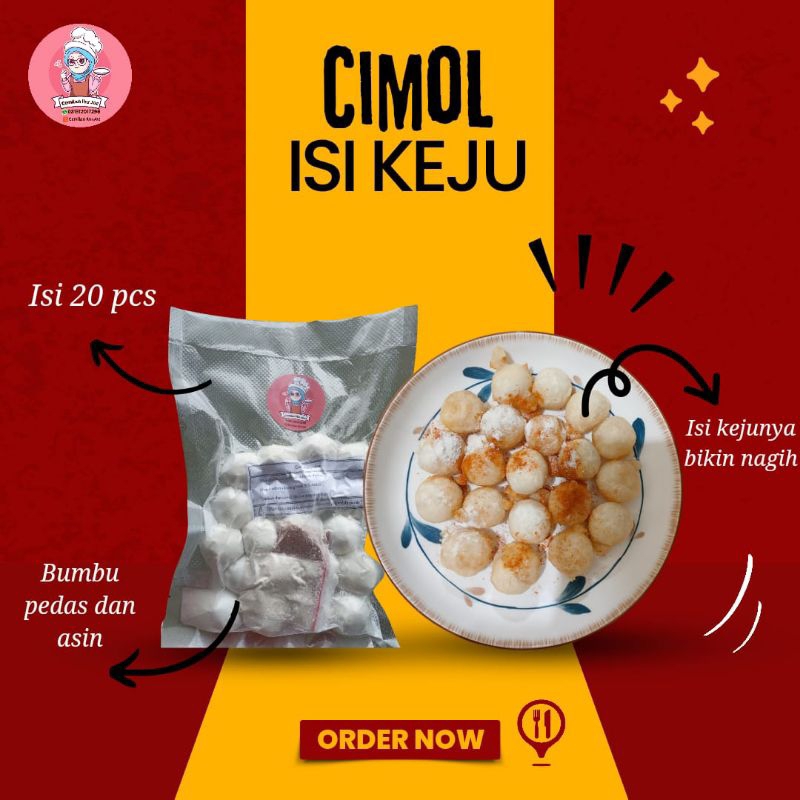

Cimol Isi Keju