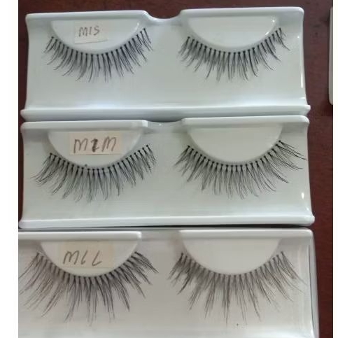 Bulu mata palsu M1 lusinan. 12 pasang grosir