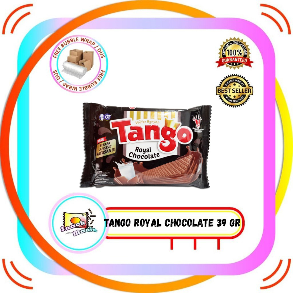 

Tango Wafer Royal Chocolate 39 gr Wafer Renyah Coklat