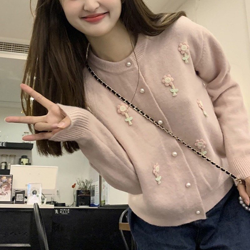 ATASAN RAJUT WANITA ( Silvana ) Sweater Rajut Wanita Jaket Import Wanita Lengan Panjang