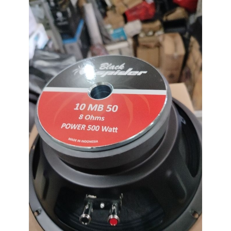 SPEAKER MIDDLE 10 INCH BLACK SPIDER 10 inch 10mb50 BLACKSPIDER 10 MB 50