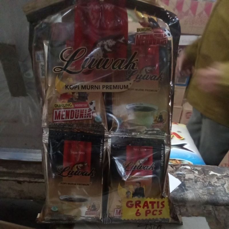 

kopi luwak murni premium 10+6pcs