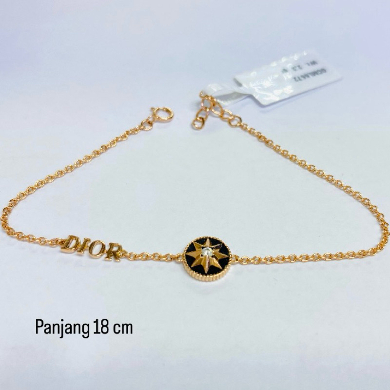 gelang emas fashion italy 17k