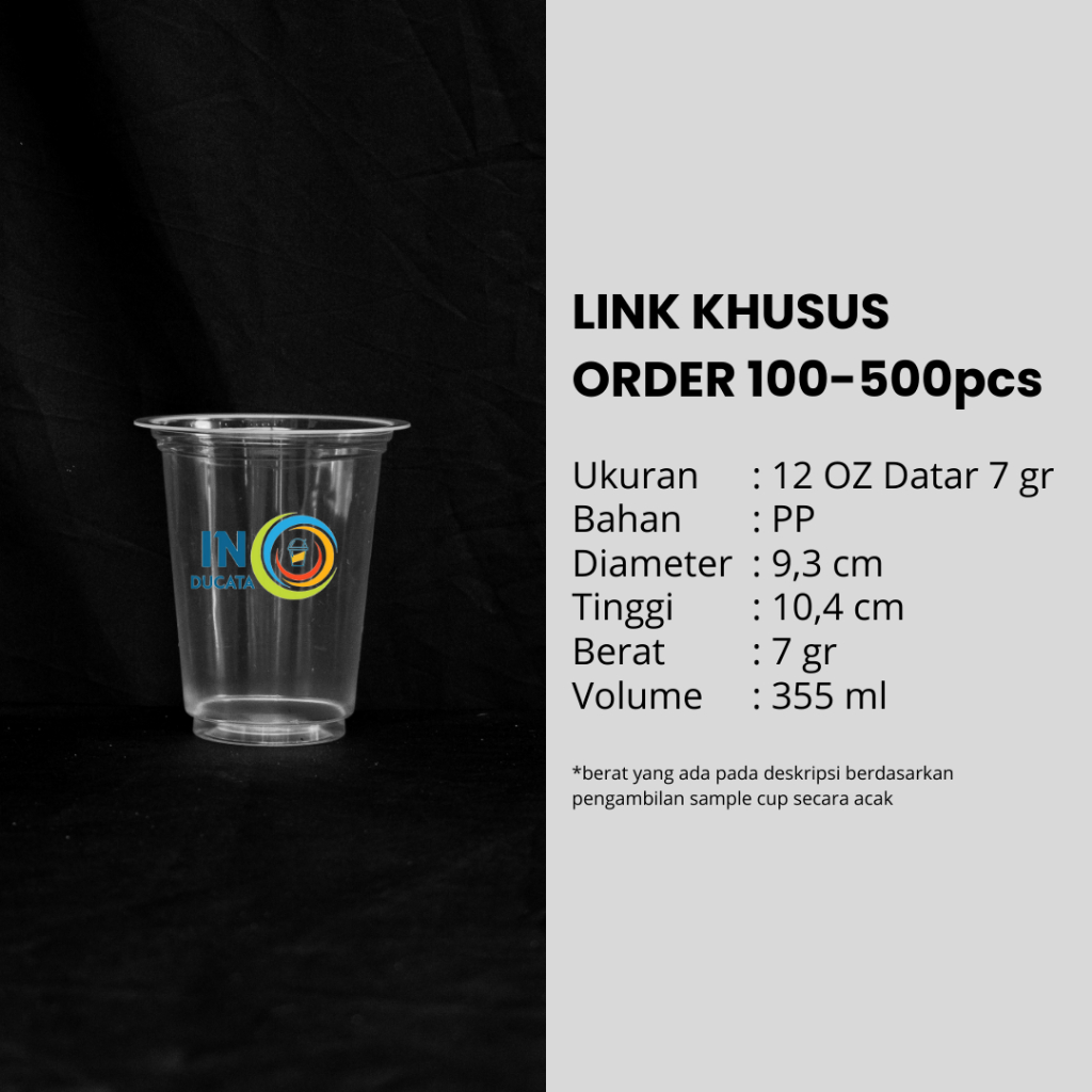

LINK KHUSUS ORDER 100-500 pcs || 12oz Datar 7gr || 1 Warna || TERMURAH - TERCEPAT