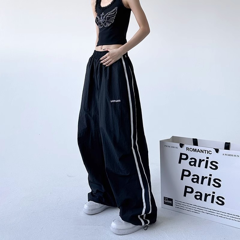 Vintage Baggy Sweat Pants Celana Panjang Wanita/Celana dance korean style kpop celana hip hop