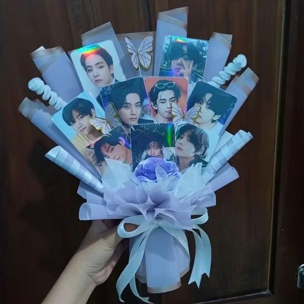 Buket Photocard BTS/Kpop/Custom (Bisa COD)