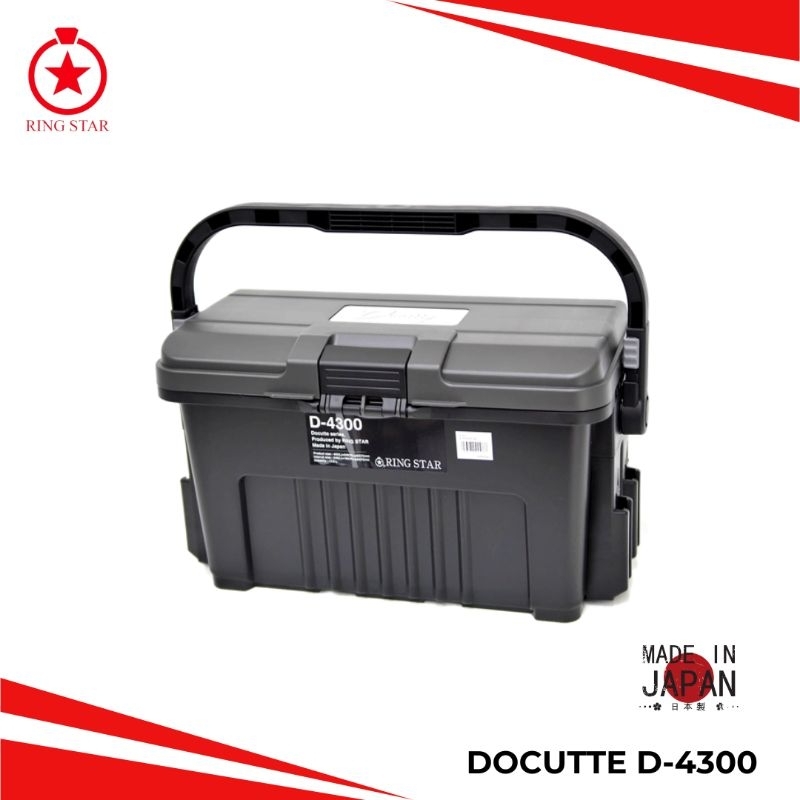 Ring Star Docutte D-4300 GRATIS Rod Holder Box Pancing Tackle Box Aksesoris