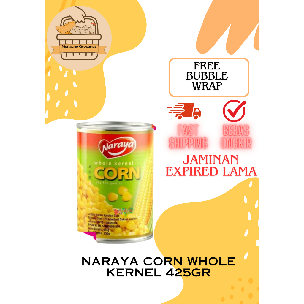 

Naraya Corn Whole Kernel 425gr