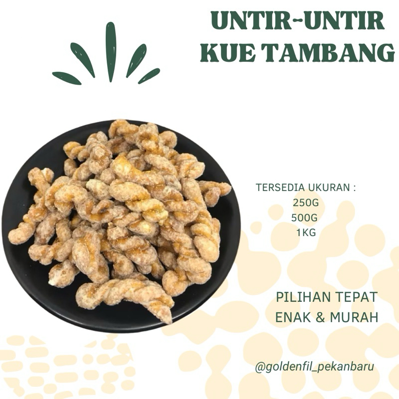 

Untir untir 250g - 1kg