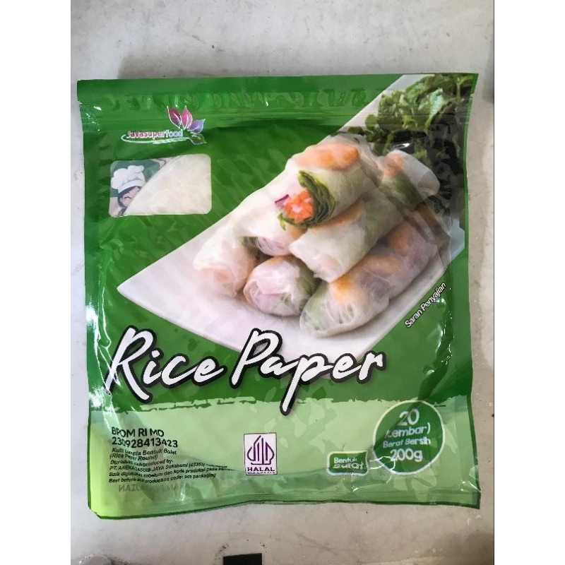 

Rice Papper Bulat Isi 20