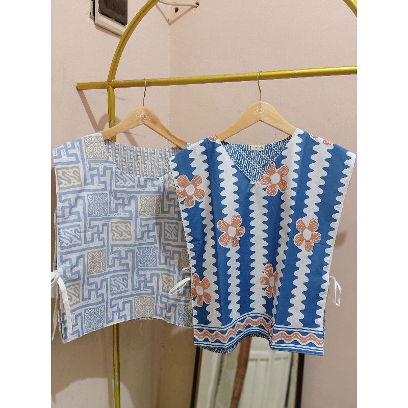 Marikatiq Vest BolakBalik Batik - Marika Batik