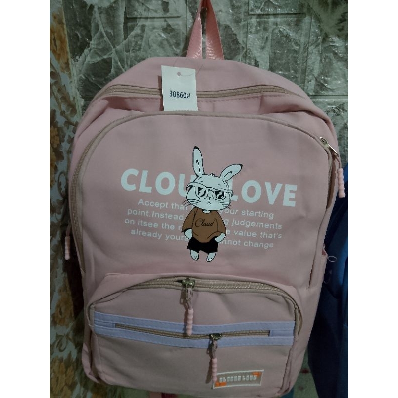 Tas Ransel Sekolah bergambar kelinci