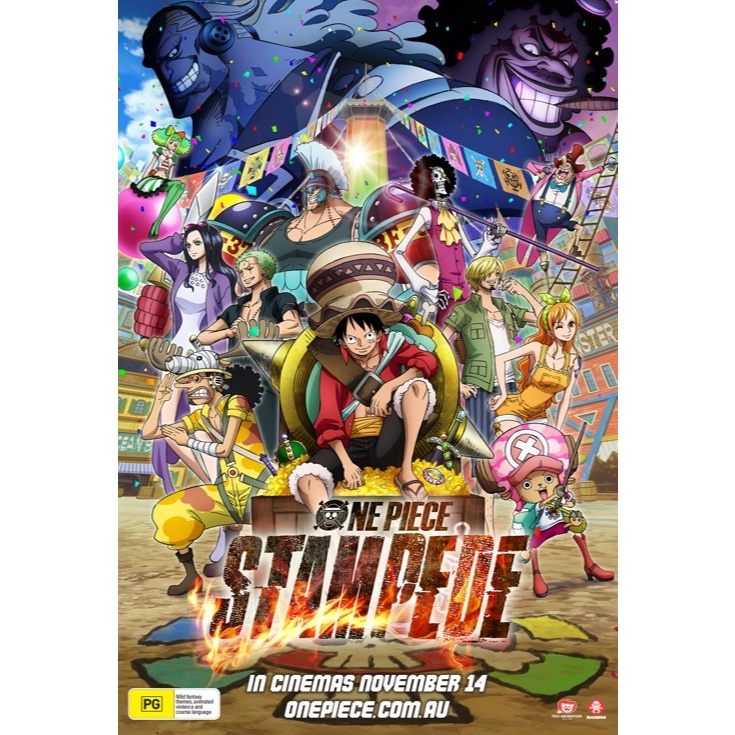 Film Dvd One Piece Movie 14 Stampede 2019 High Quality Teks Indonesia