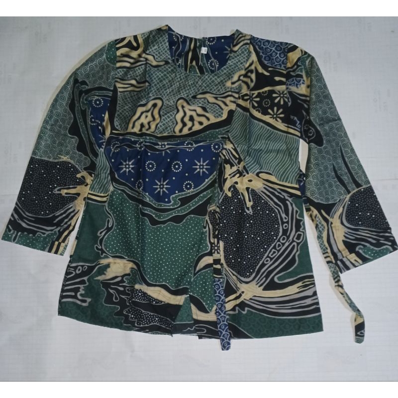 atasan batik wanita lengan panjang