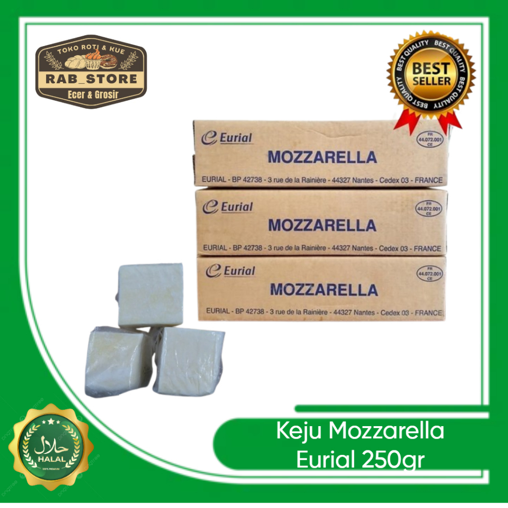 

Keju Mozzarella EURIAL 250gr / Kemasan Vacuum