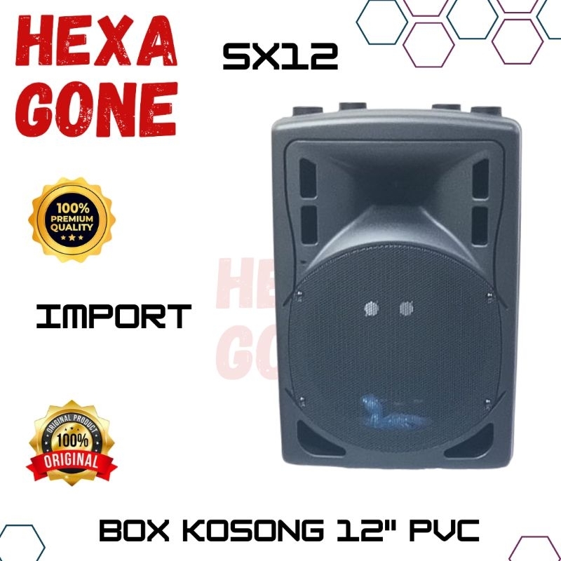 Box kosong PVC 12" model Huper