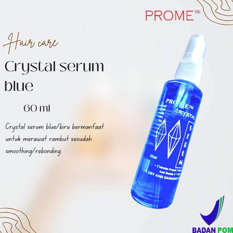 PRO ME HAIR CRYSTAL SERUM/SERUM RAMBUT//UNTUK RAMBUT REBODNING SMOOTHING DAN BERWARNA