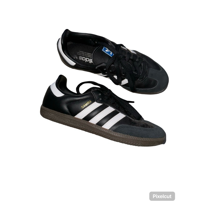 Adidas samba OG black white gum.