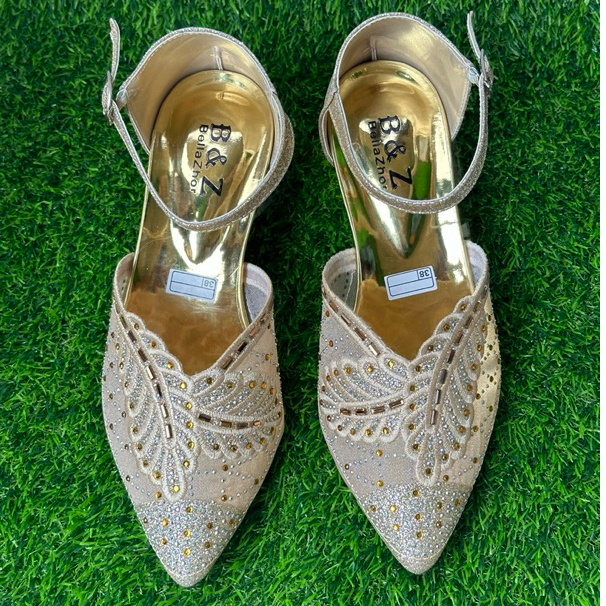 Gratong Sandal Pesta Wanita Sl-01 High Heels Model Selop Sandal Kondangan Size 37-42 Bisa Cod Karet
