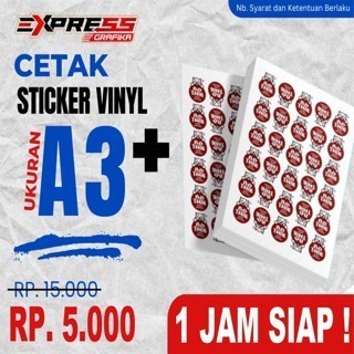 

STIKER VINYL KISS CUT 5 LEMBAR + 2 DESAIN