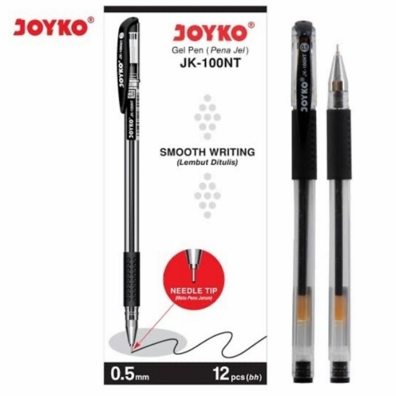 

Joyko Gel Pen Pena Jel (JK-100NT) isi 12 pcs