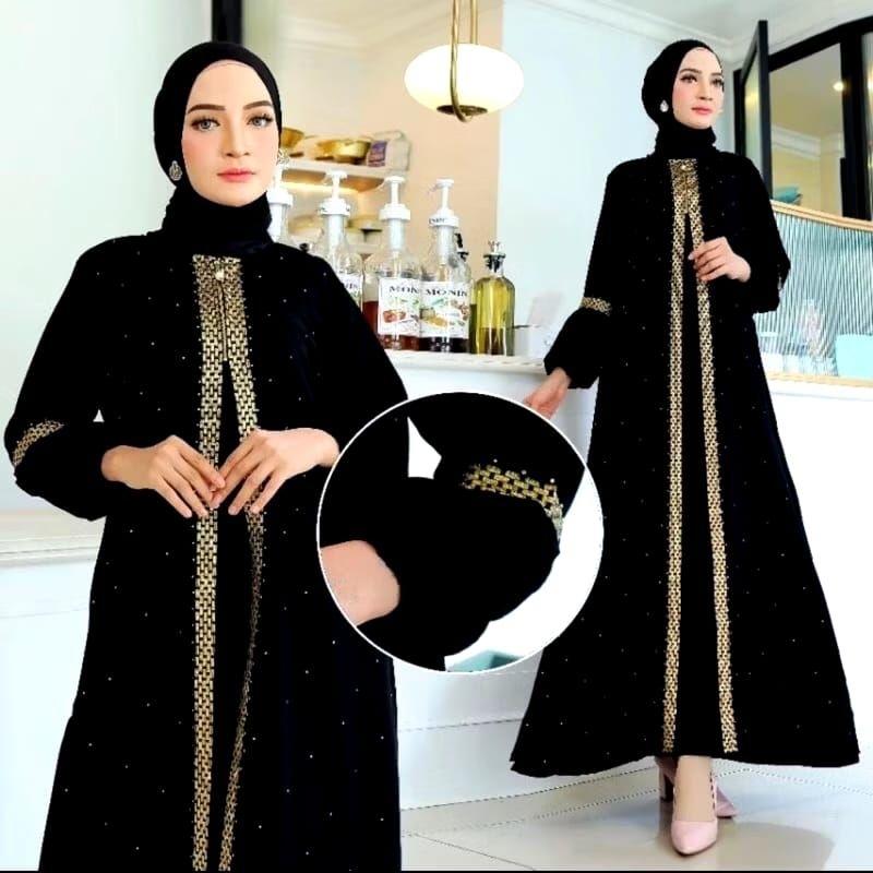 Abaya turkey terbaru/abaya couple ibu dan anak