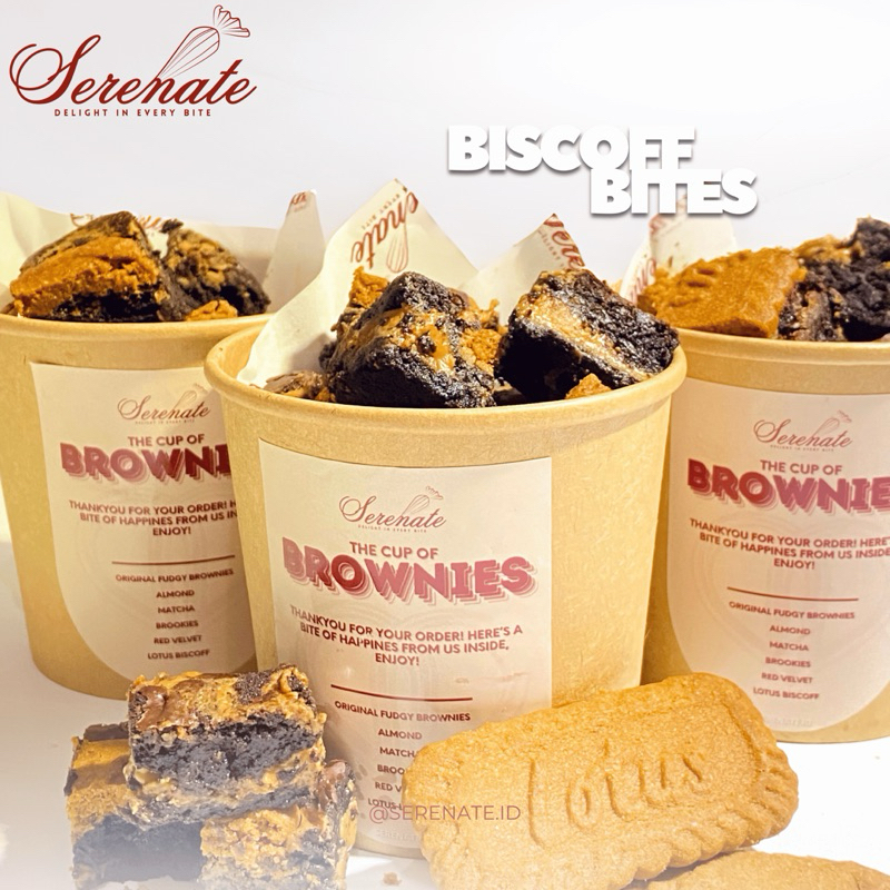 

Lotus Biscoff Brownies Bites