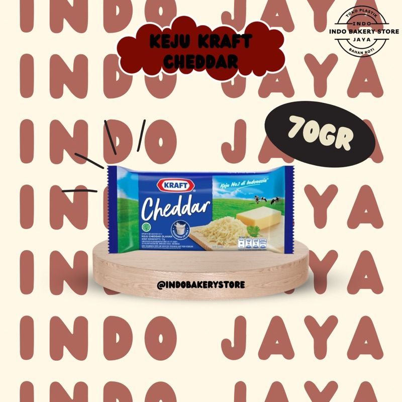 

Keju KRAFT Cheddar Midi 70gr