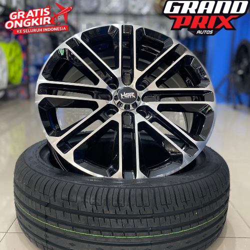 Velg Mobil Original Murah HSR Alkani R15 Hitam Polish Buat City Brio Ayla Mirage Mazda2 Pelek Racing