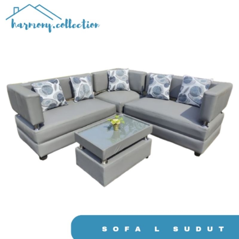 Sofa jasmine L sudut minimalis sofa ruang tamu modern kursi tamu sofa murah