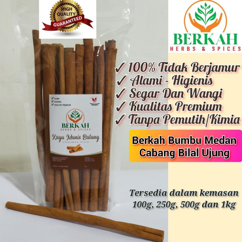 

Kayu Manis Batang Berkah 250g 500g 1kg Cinnamon Stick Kualitas Premium Halal