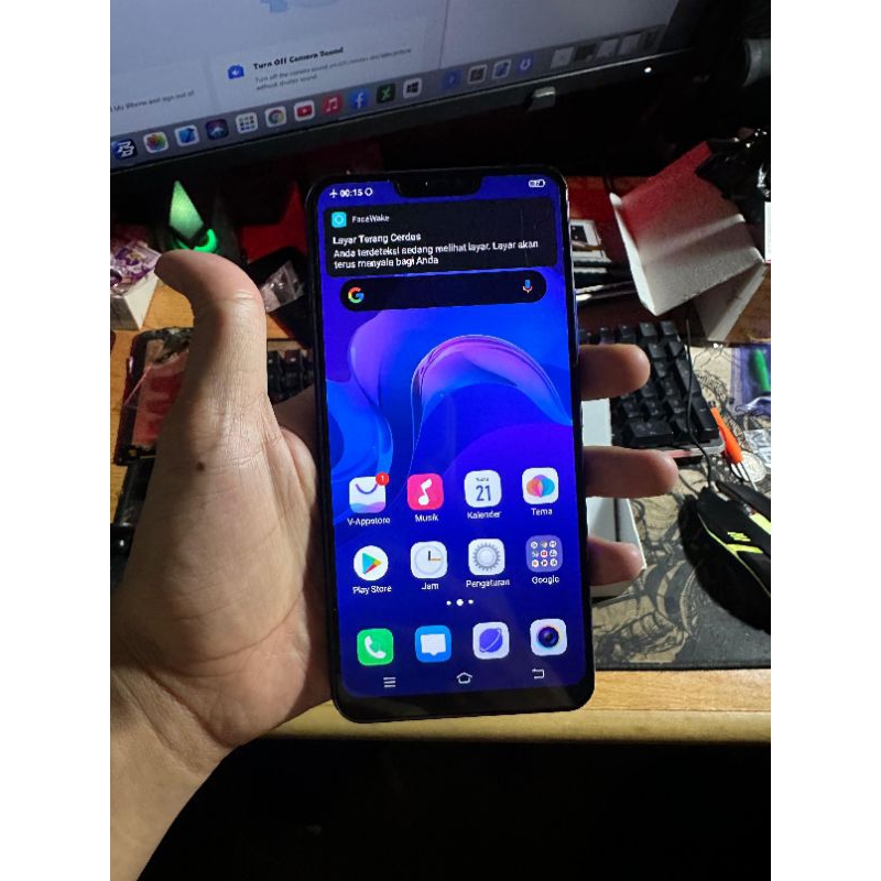 LCD + Frame ori copotan VIVO V9 tested mulus