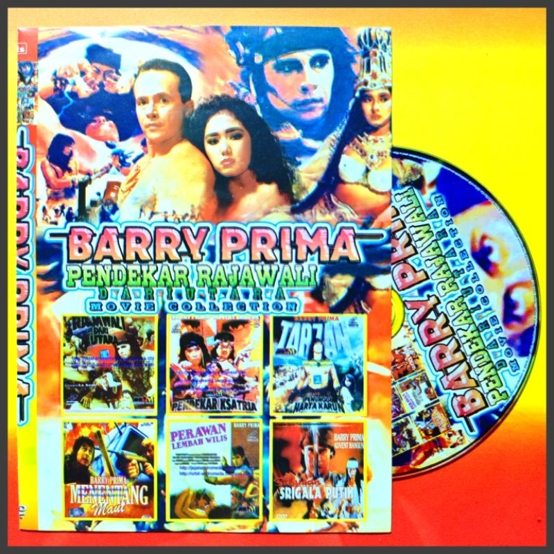 Kaset Film Indonesia Jadul Koleksi Barry Prima Campuran Pendekar Rajawali 6in1