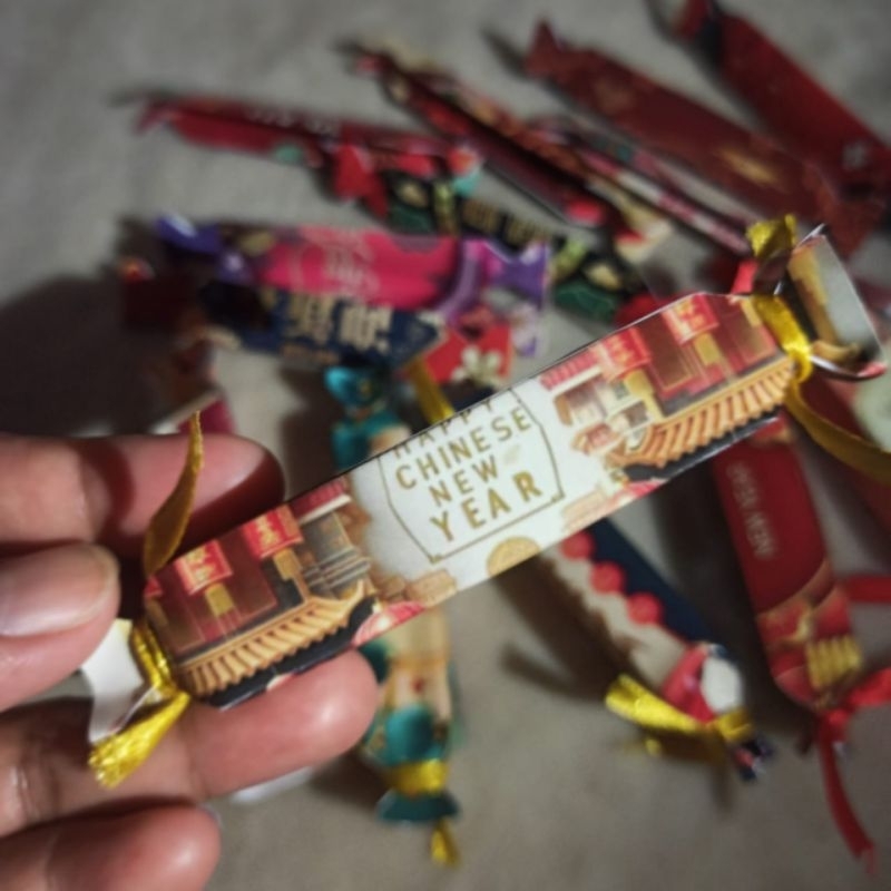 

angpao imlek berpita amplop imlek bertali lucu unik