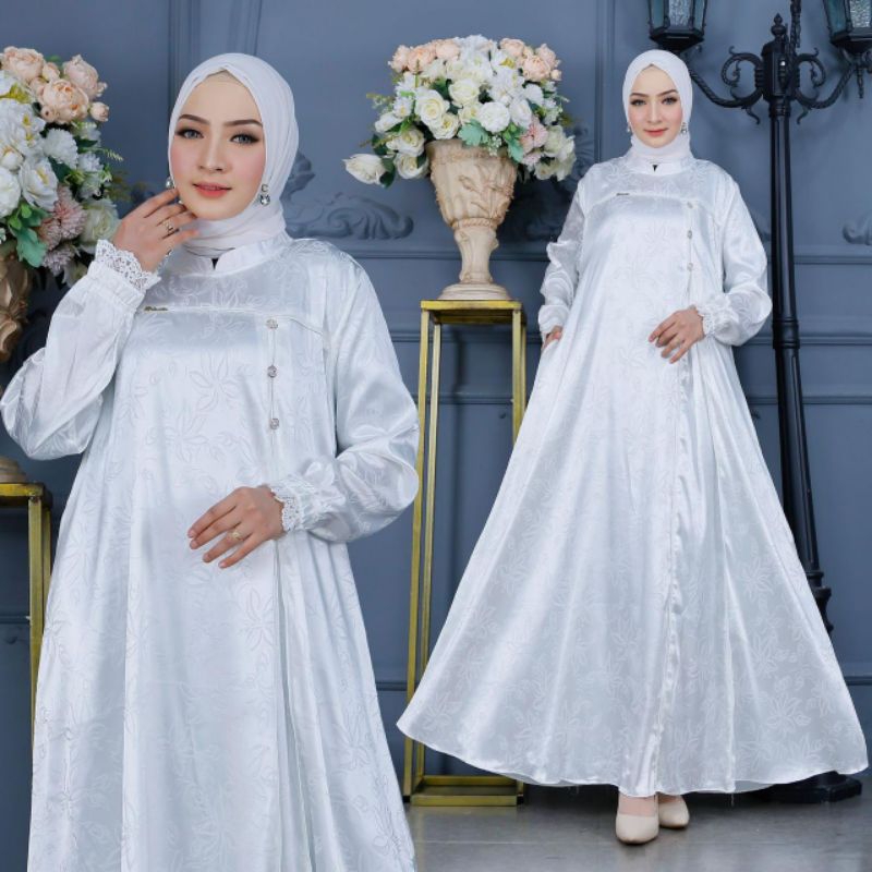 Gamis tebal,cantik ,simple dan Elegan
