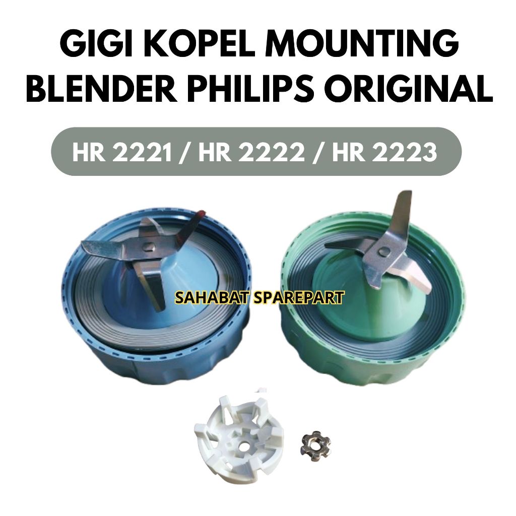 GIGI KOPEL + SEKRUP MOUNTING BLENDER PHILIPS HR 2221 / HR 2222 / HR 2223 ORIGINAL