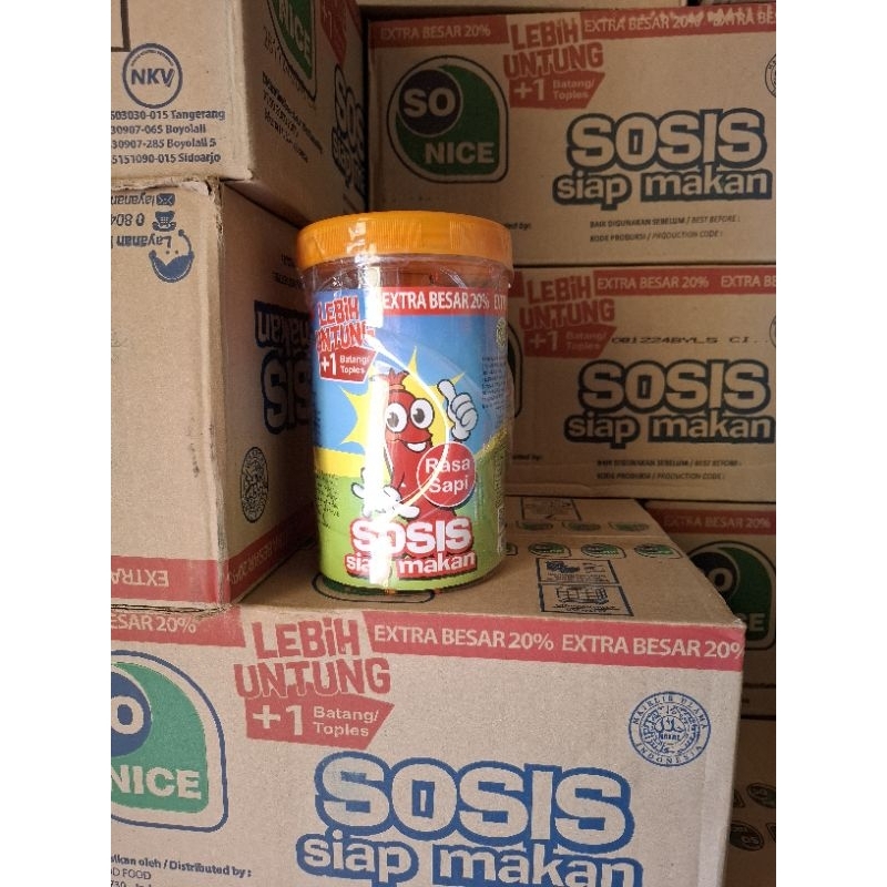 

Sosis so nice sapi 10biji/10pcs