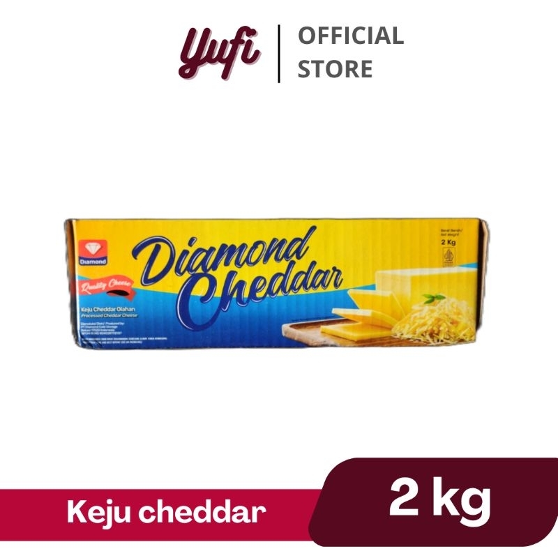 

Diamond keju cheddar premium 2 kg