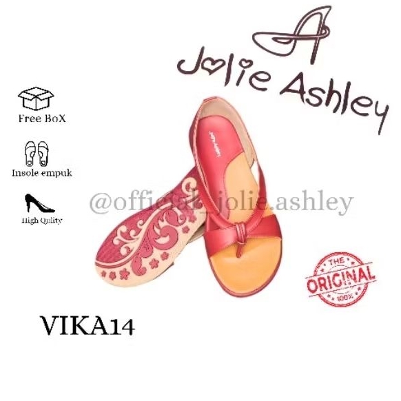 (Jolie Ashley)-sandal flat Vika14
