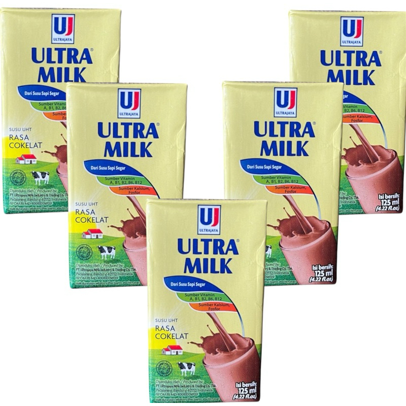 

Ultra Milk Cokelat 125 ml - ( 5 pcs )