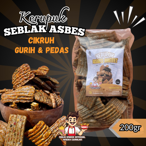 

Kerupuk Seblak Jengkol Pedas Daun Jeruk // Seblak Sisir // Kerupuk Asbes Gurih Pedas 200gram