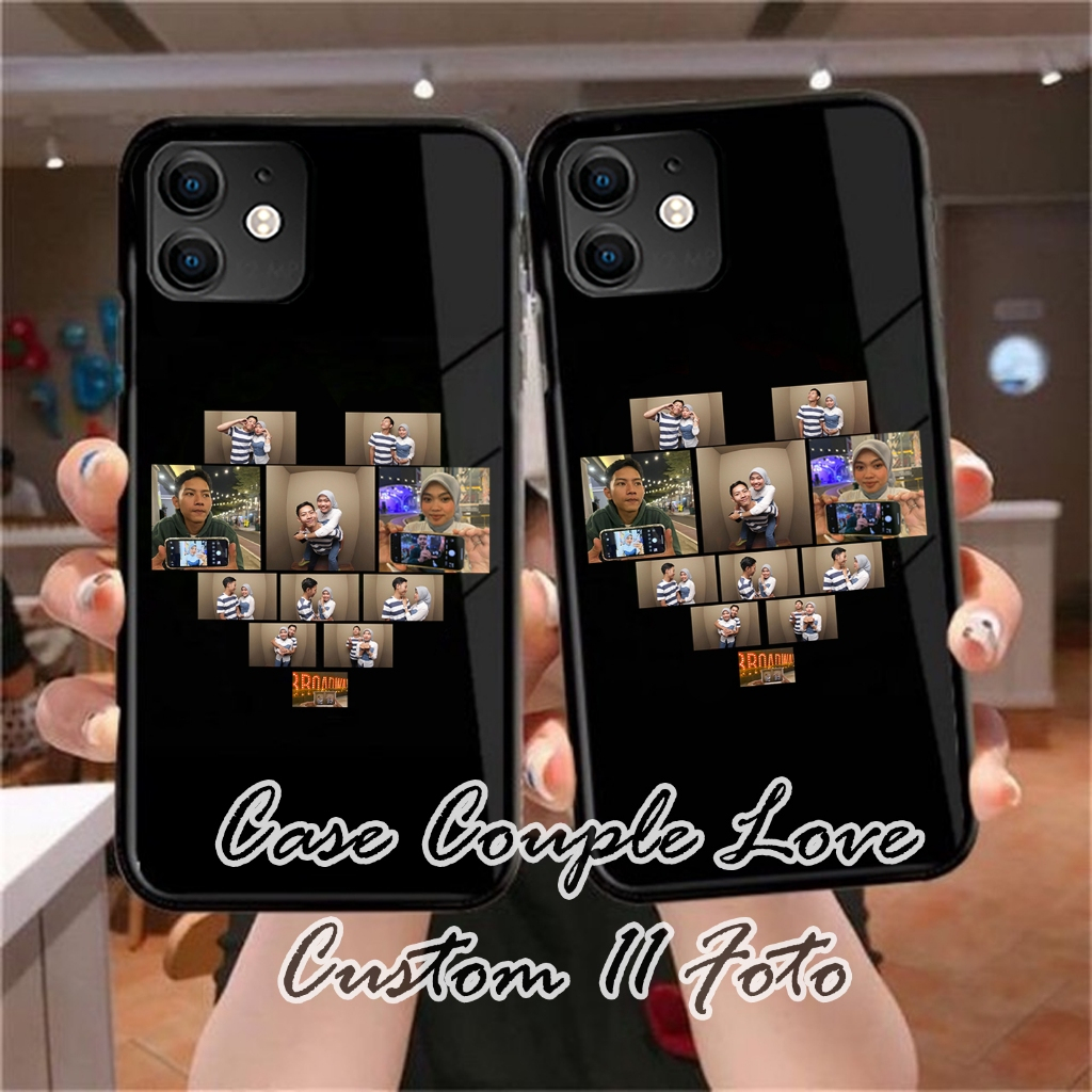 TERBARU CASE COUPLE CUSTOM 11 FOTO LOVE BISA CUSTOM FOTO SUKA SUKA READY FOR ALL TYPE HP