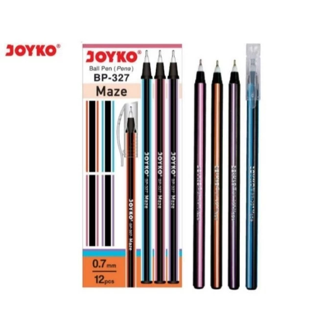Pulpen Ball Pen Pena Joyko BP-327 BP327 Maze 0.7 mm